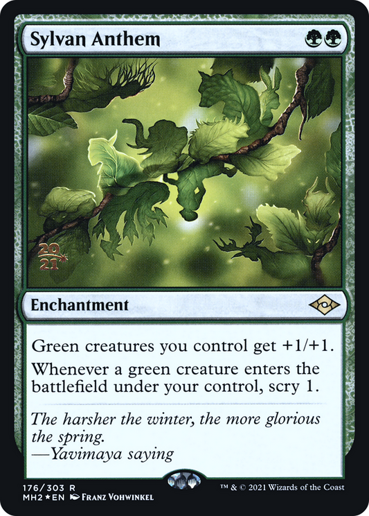 Sylvan Anthem (PRE-176S) (Foil)