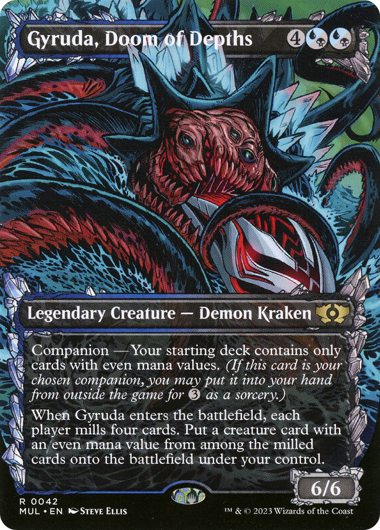Gyruda, Doom of Depths (MUL-042) (Showcase) (Borderless)