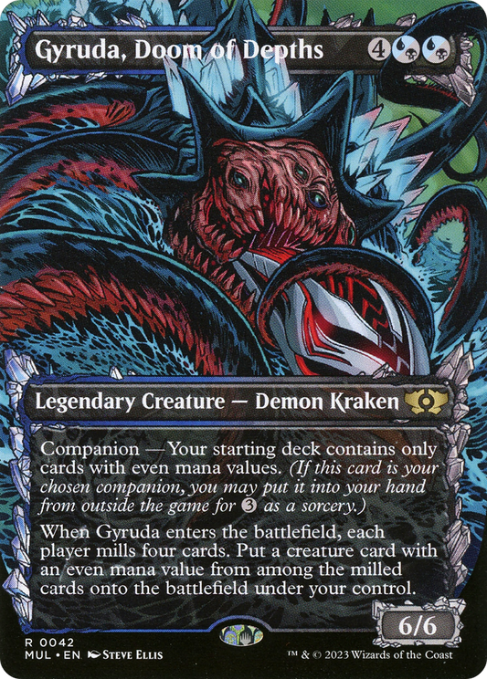 Gyruda, Doom of Depths (MUL-042) (Showcase) (Borderless)