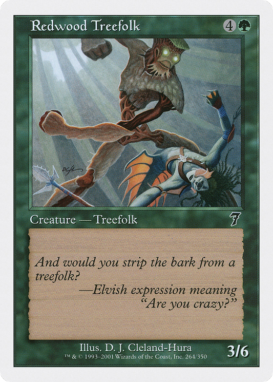 Redwood Treefolk (7ED-264)