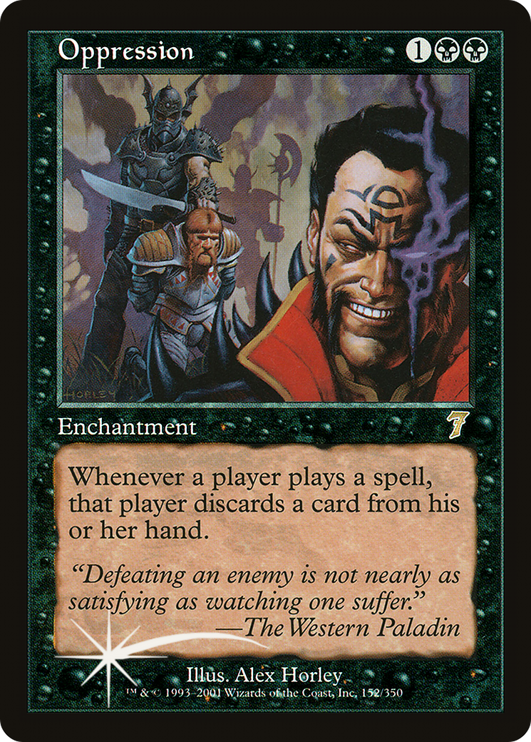 Oppression (7ED-152★) (Foil)