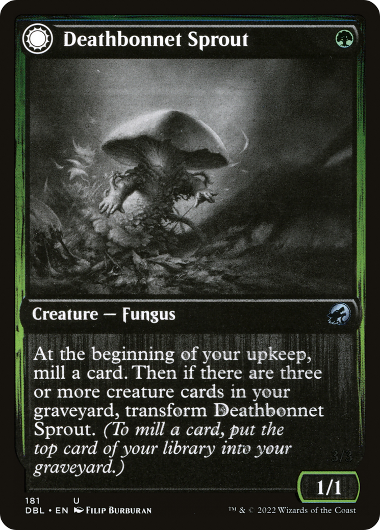 Deathbonnet Sprout // Deathbonnet Hulk (DBL-181) (Foil)