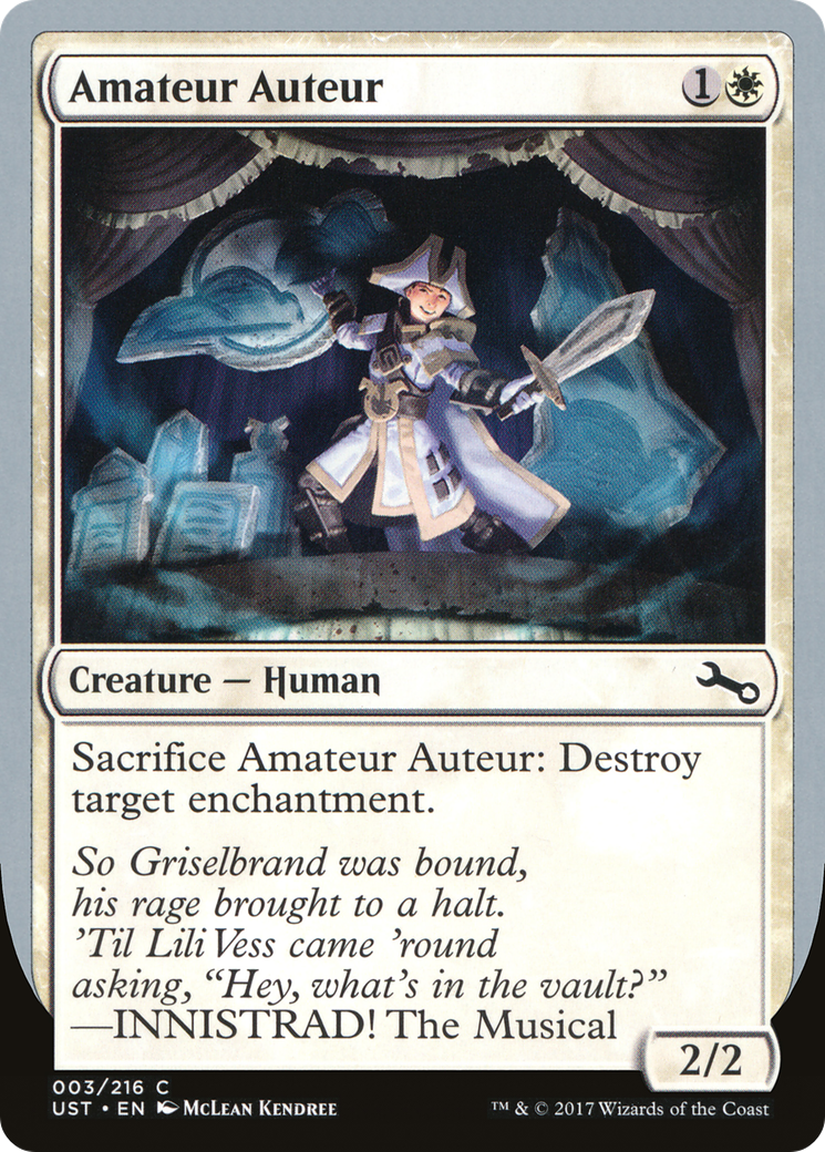 Amateur Auteur (UST-03B) (Foil)