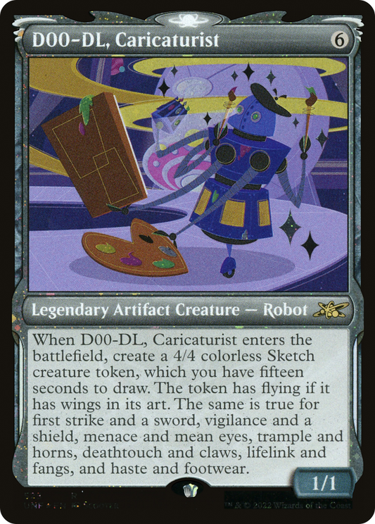 D00-DL, Caricaturist (UNF-525) (Showcase) (Galaxy Foil)