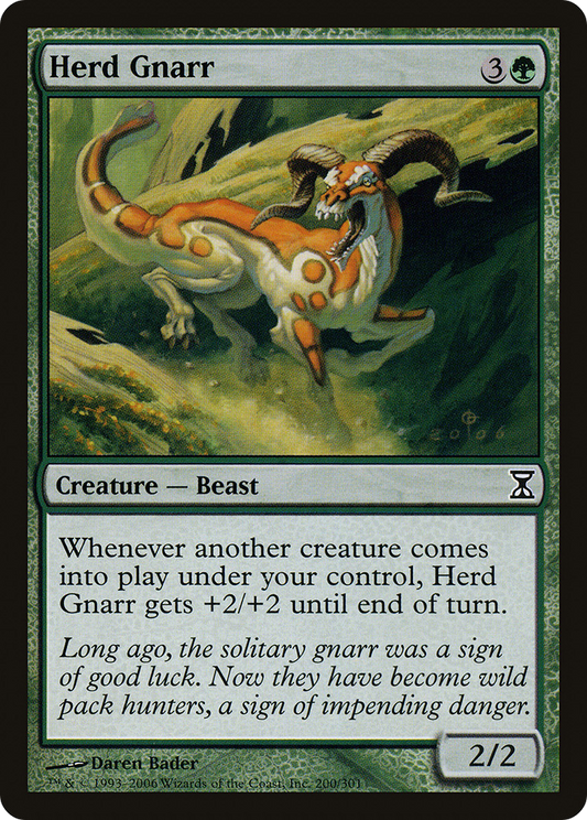Herd Gnarr (TSP-200) (Foil)
