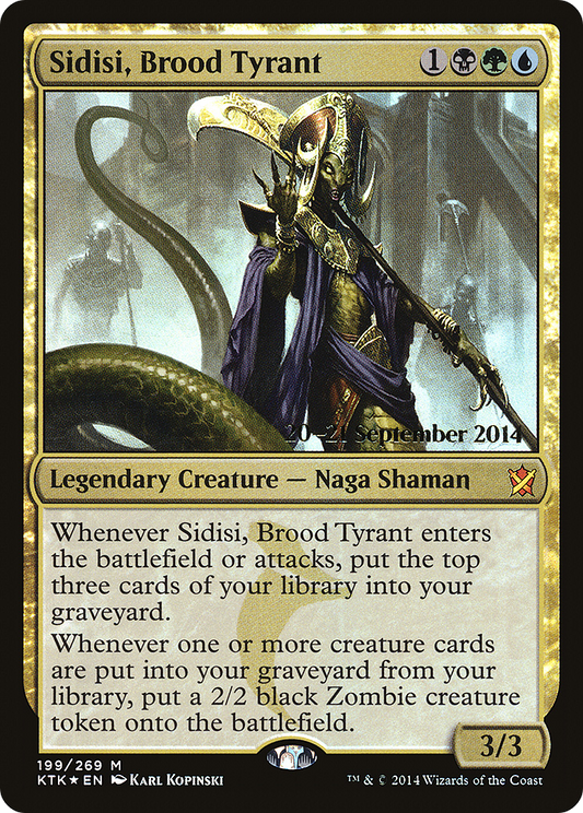 Sidisi, Brood Tyrant (PRE-199S) (Foil)