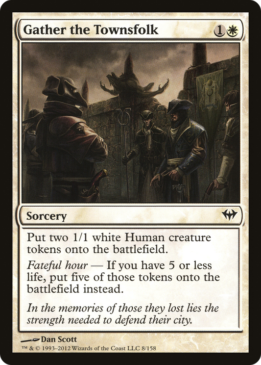 Gather the Townsfolk (DKA-008) (Foil)