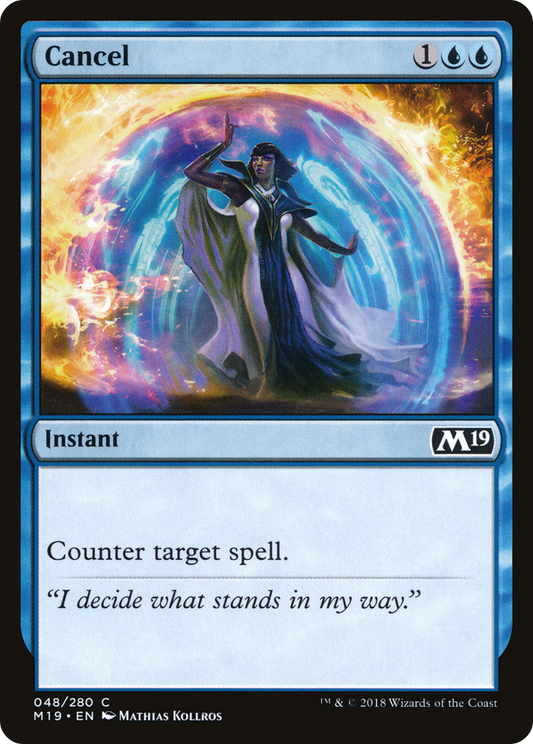 Cancel (M19-048)