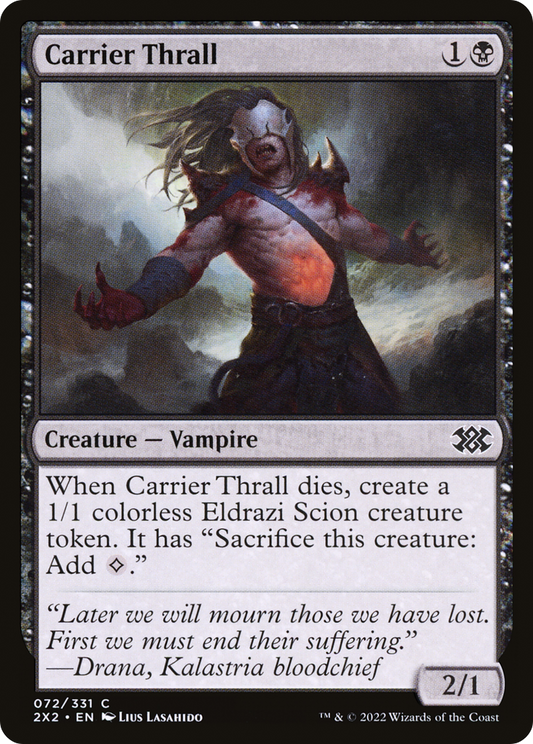 Carrier Thrall (2X2-072) (Foil)