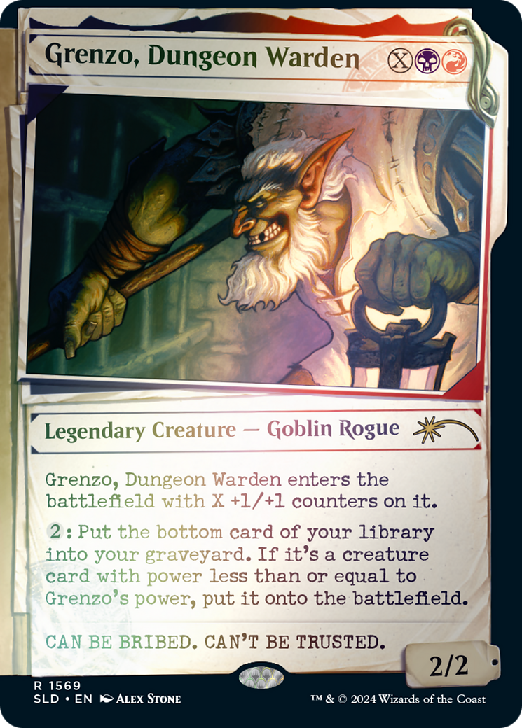 Grenzo, Dungeon Warden (SLD-1569★) (Showcase) (Foil)