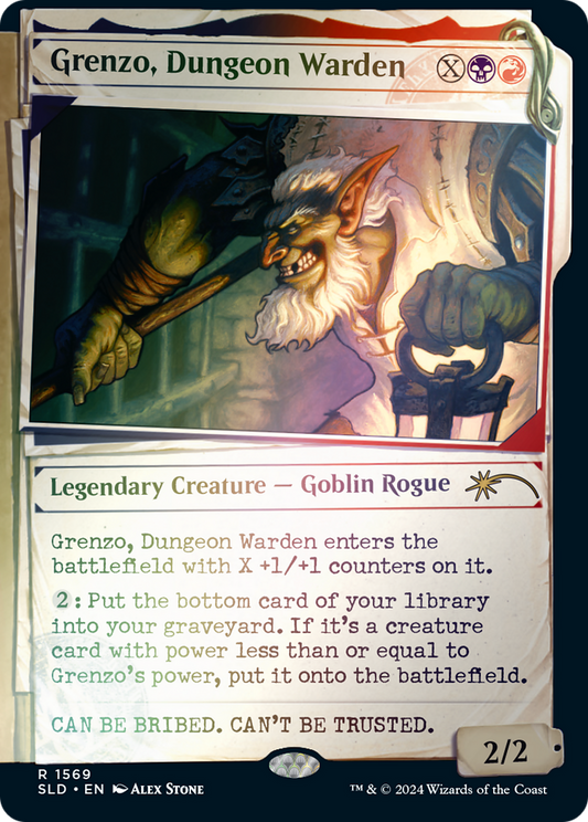 Grenzo, Dungeon Warden (SLD-1569★) (Showcase) (Foil)