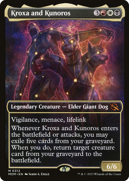 Kroxa and Kunoros (MOM-312) (Showcase) (Foil)