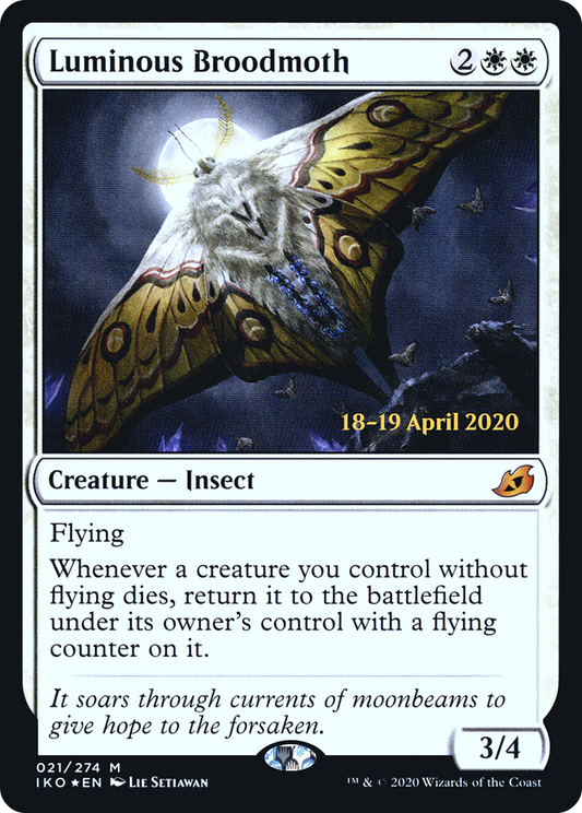 Luminous Broodmoth (PRE-21S) (Foil)