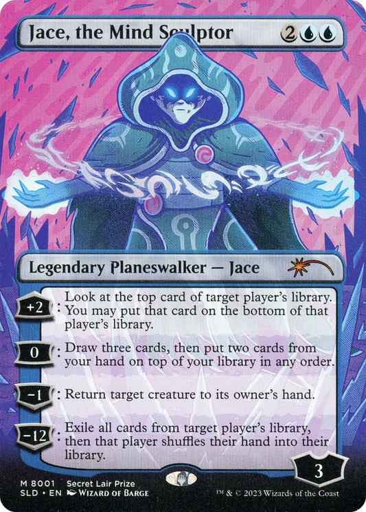 Jace, the Mind Sculptor (SLP-8001) (Borderless) (Foil)
