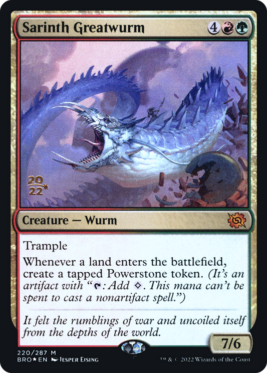 Sarinth Greatwurm (PRE-220S) (Foil)
