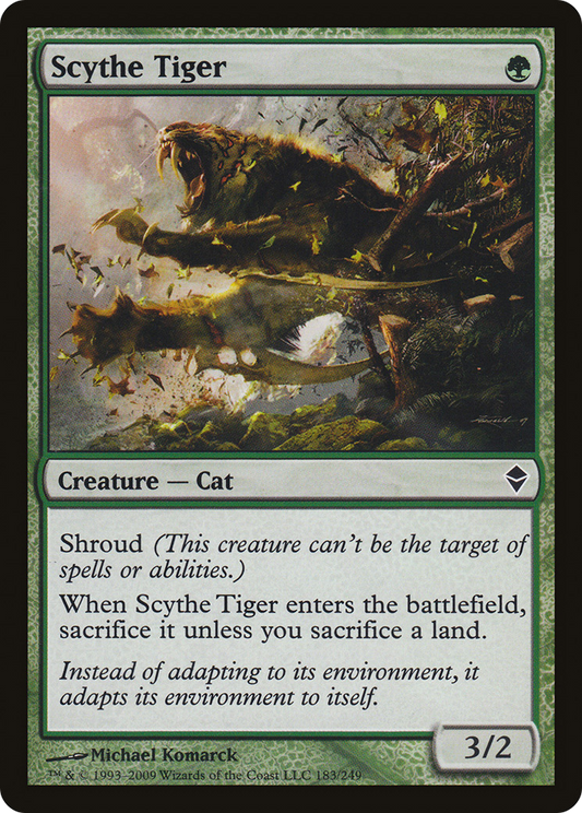 Scythe Tiger (ZEN-183) (Foil)