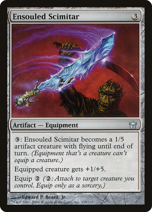 Ensouled Scimitar (5DN-119) (Foil)
