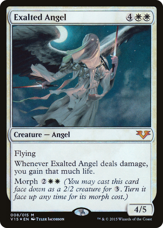Exalted Angel (V15-008) (Foil)