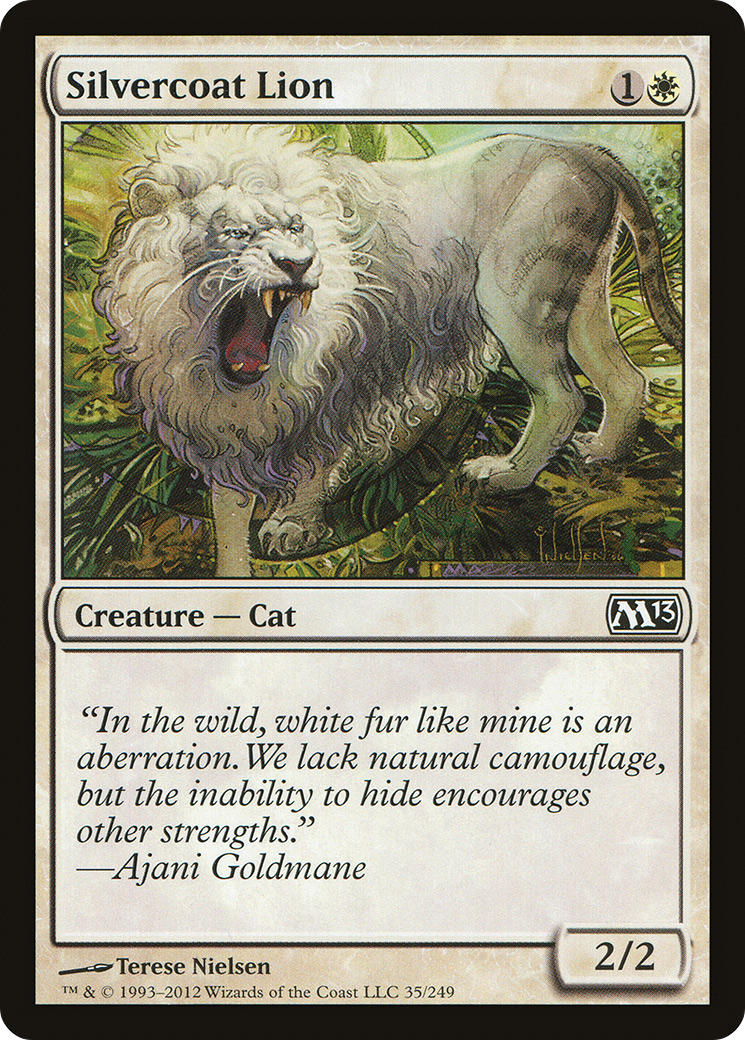 Silvercoat Lion (M13-035)