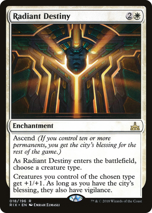 Radiant Destiny (RIX-018) (Foil)