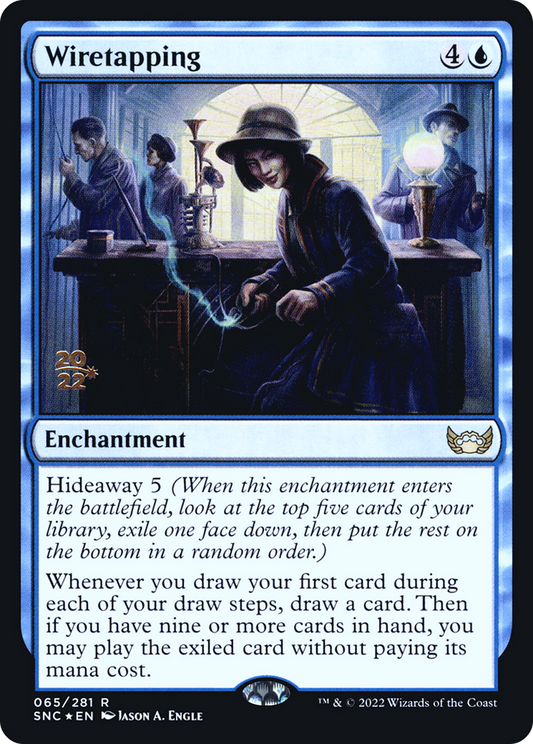 Wiretapping (PRE-65S) (Foil)