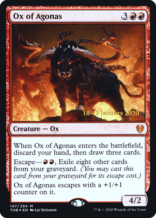 Ox of Agonas (PRE-147S) (Foil)
