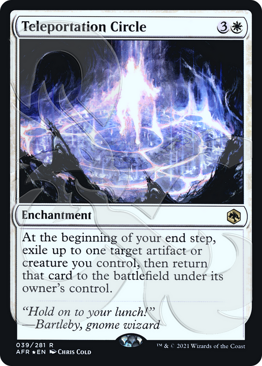 Teleportation Circle (AFR&-39A) (Foil)