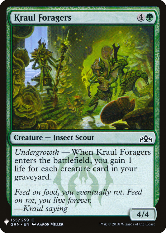 Kraul Foragers (LIST-GRN-135)