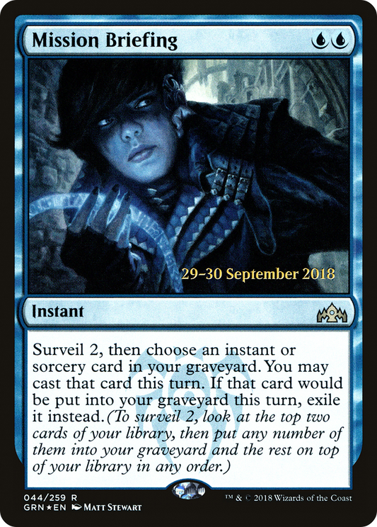 Mission Briefing (PRE-44S) (Foil)