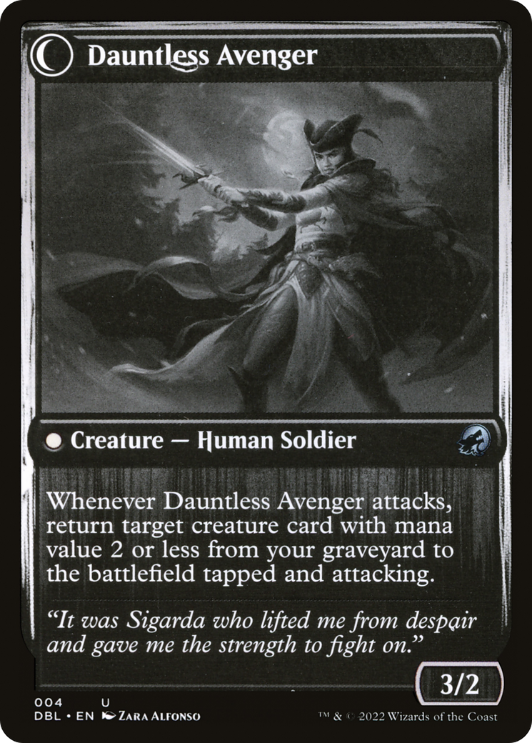 Bereaved Survivor // Dauntless Avenger (DBL-004) (Foil)