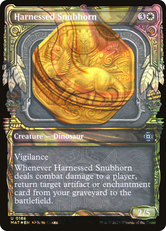Harnessed Snubhorn (MAT-188) (Showcase) (Halo) (Foil)