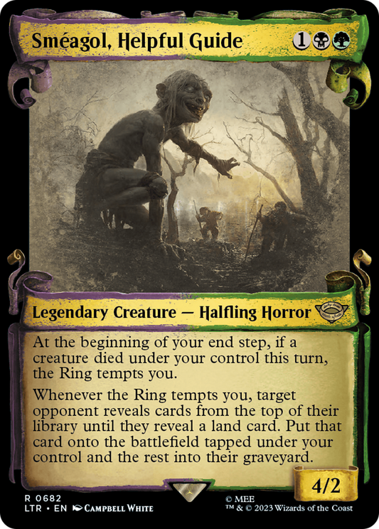 Sméagol, Helpful Guide (LTR-682) (Showcase) (Scroll)