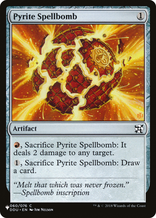 Pyrite Spellbomb (LIST-DDU-60)