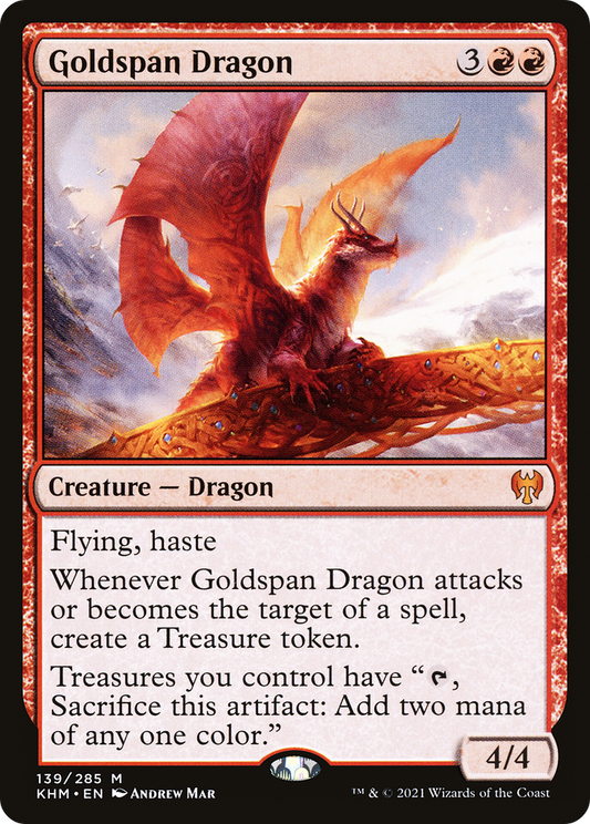 Goldspan Dragon (KHM-139) (Foil)