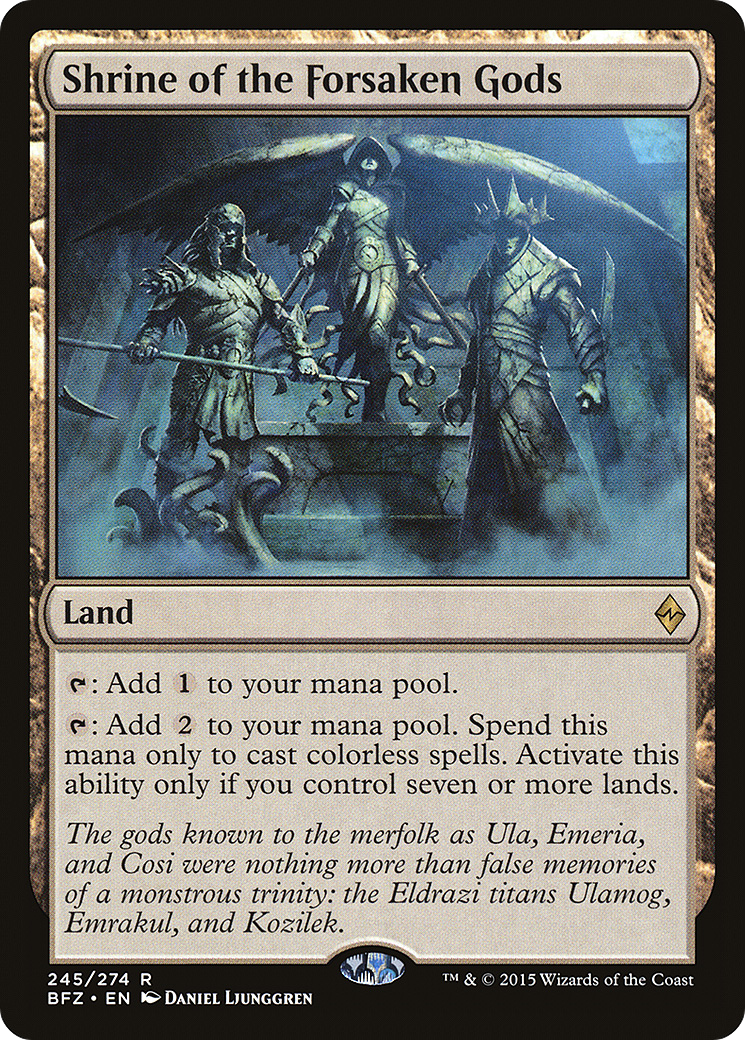 Shrine of the Forsaken Gods (BFZ-245) (Foil)