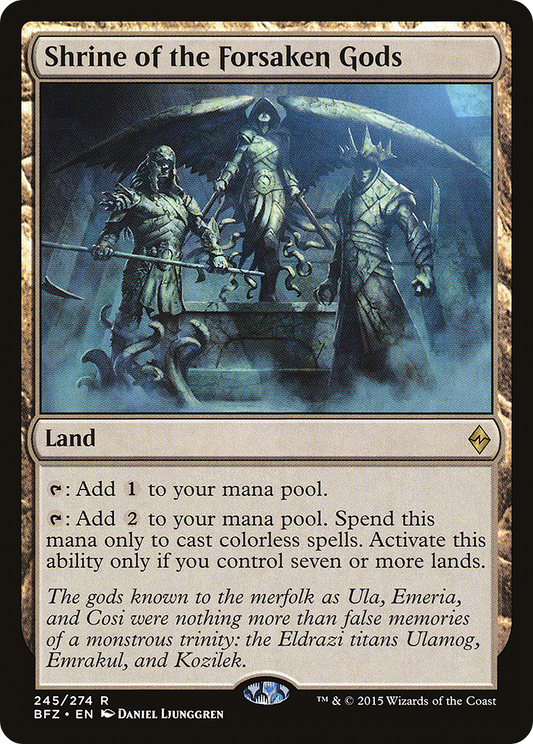 Shrine of the Forsaken Gods (BFZ-245) (Foil)
