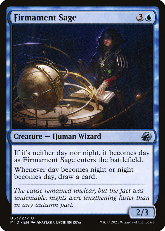 Firmament Sage (MID-053) (Foil)