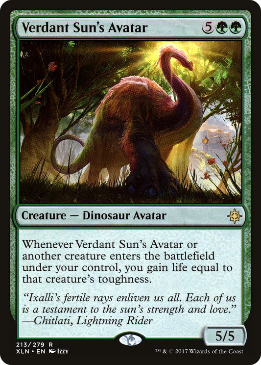 Verdant Sun's Avatar (XLN-213) (Foil)