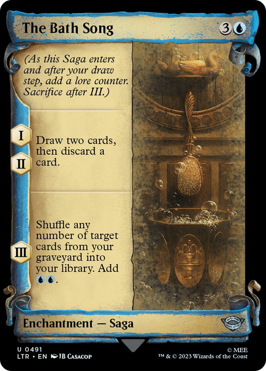 The Bath Song (LTR-491) (Showcase) (Scroll) (Foil)