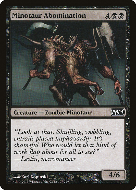 Minotaur Abomination (M14-107) (Foil)