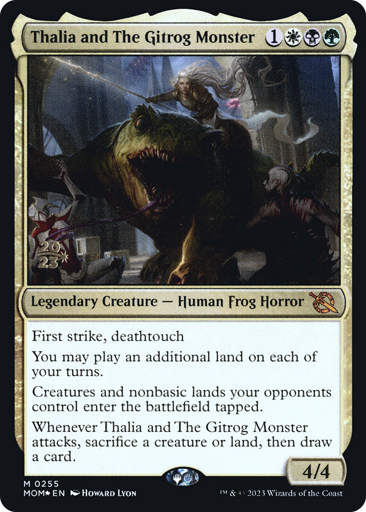 Thalia and The Gitrog Monster (PRE-255S) (Foil)