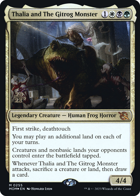 Thalia and The Gitrog Monster (PRE-255S) (Foil)