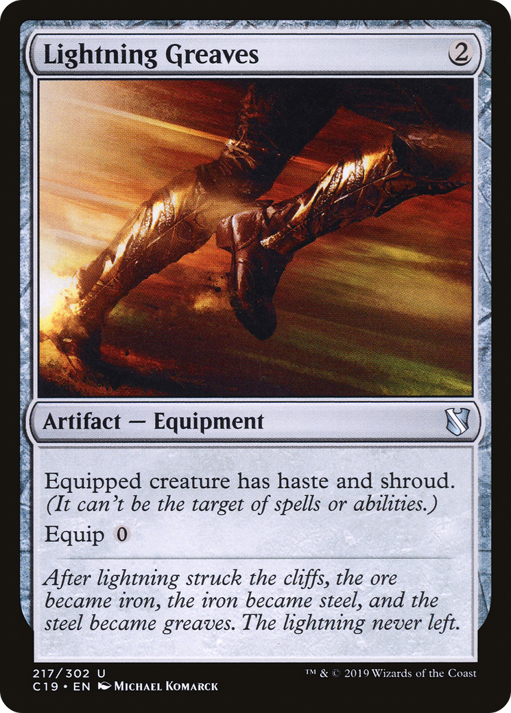 Lightning Greaves (C19-217)