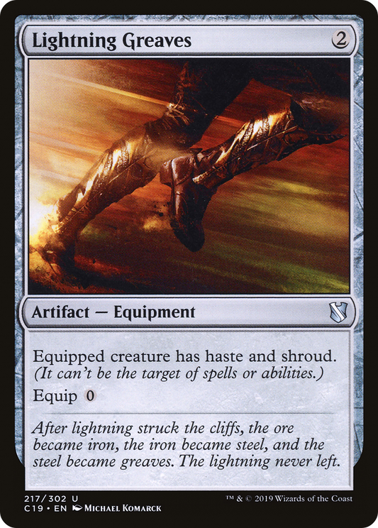 Lightning Greaves (C19-217)