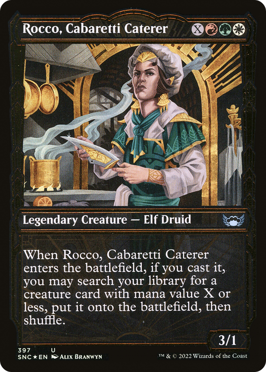 Rocco, Cabaretti Caterer (SNC-397) (Showcase) (Gilded Foil)