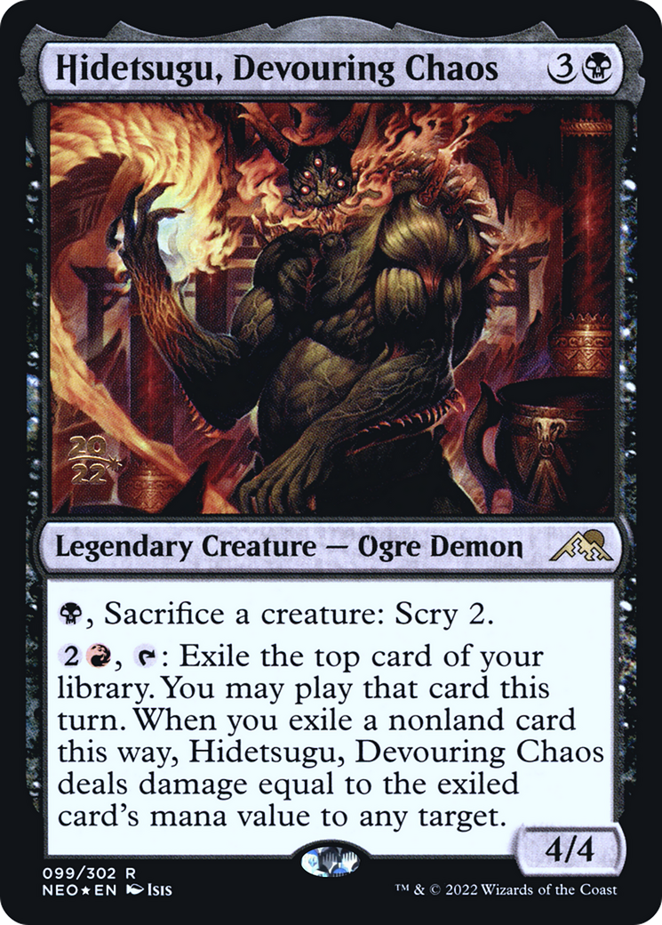 Hidetsugu, Devouring Chaos (PRE-99S) (Foil)