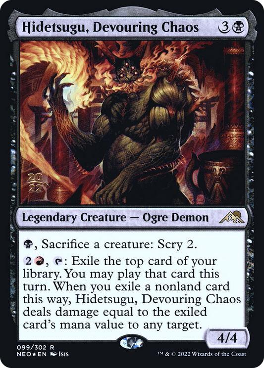 Hidetsugu, Devouring Chaos (PRE-99S) (Foil)