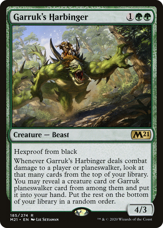 Garruk's Harbinger (M21-185)