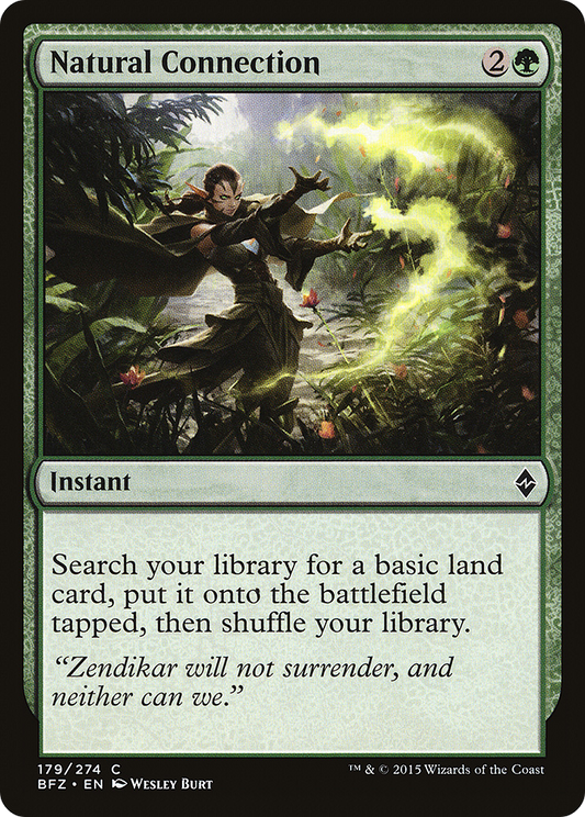 Natural Connection (BFZ-179) (Foil)