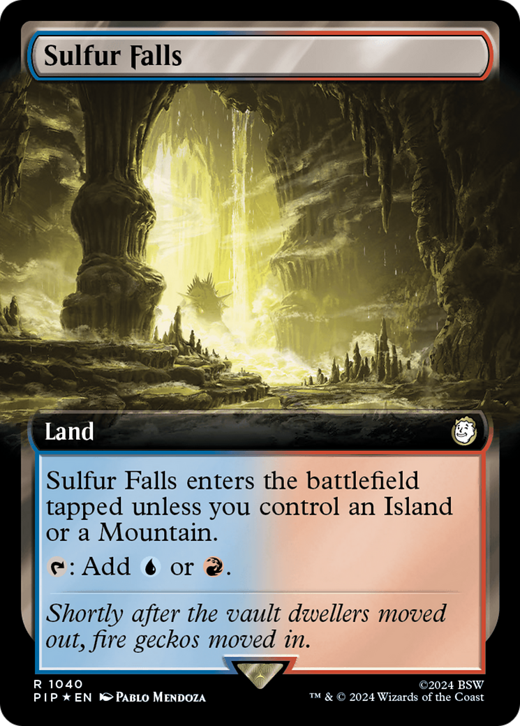 Sulfur Falls (PIP-1040) (Extended Art) (Surge Foil)